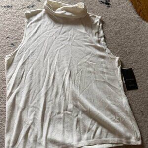 Sleeveless light sweater top - XL - NWT